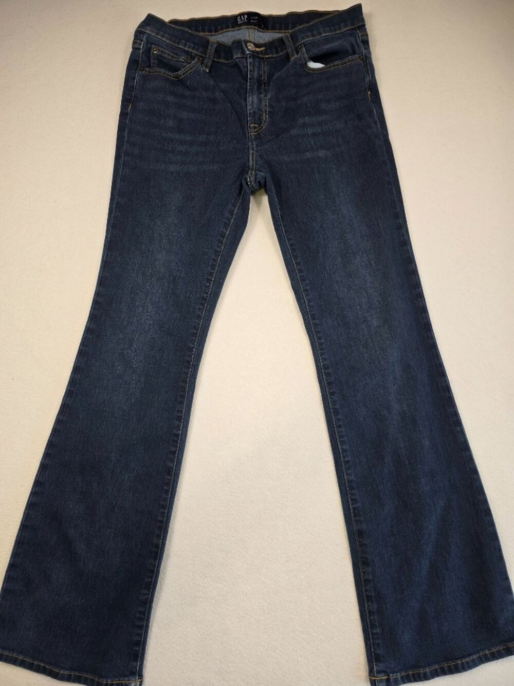 Gap Bootcut Jeans 10/30R Denim Blue Womens Dark Wash